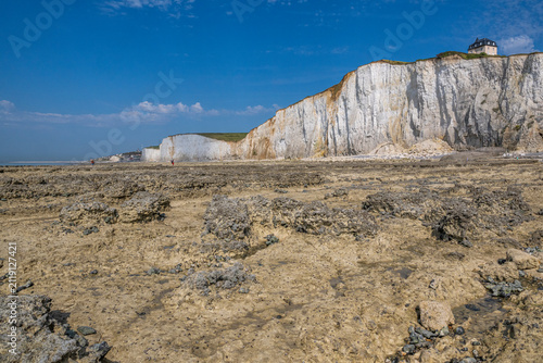 Les falaises de la côte picarde