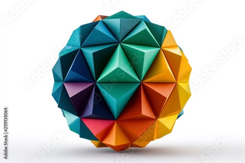 3d geometric pyramids floating in a minimalist composition isolated on white background digital illustration for tech branding and graphic design