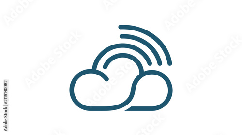 Cloud Wireless Signal Icon
