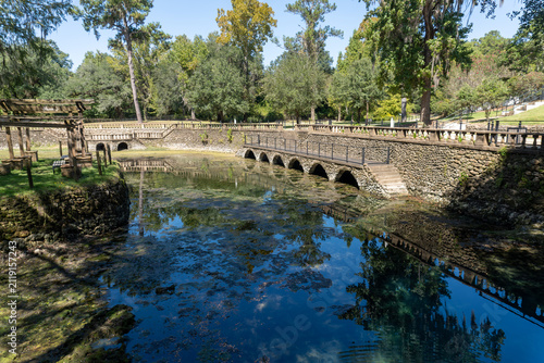 Obraz na plátně Radium Springs Gardens in Albany, Georgia