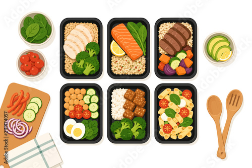 healthy meal prep lunch preparation service organic eatery delivery lifestyle