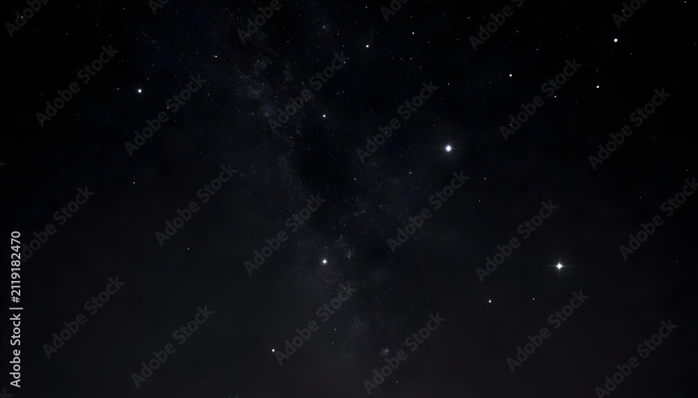 Fototapeta premium Deep space celestial bodies and the Milky Way galaxy captured in a watercolor-like texture