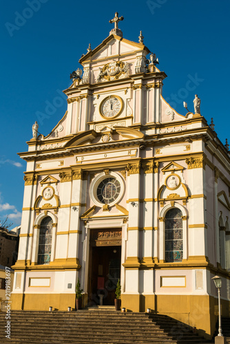 Antonio Prado, Brazil - July 24th 2025: Sagrado Coração de Jesus Parish, main church in Antônio Prado, a historic landmark of the city