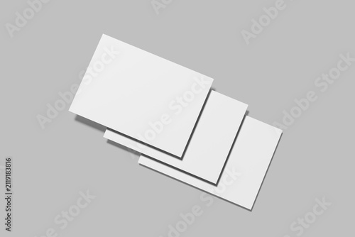 Business Card Mockup Your Design Blank	
