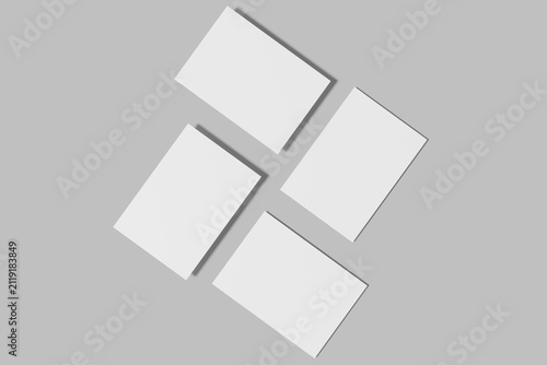 Business Card Mockup Your Design Blank	
