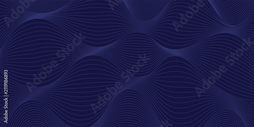Quadro su tela Premium background design with diagonal dark blue line pattern