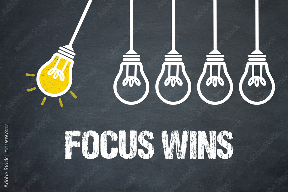 Fototapeta premium Focus Wins 