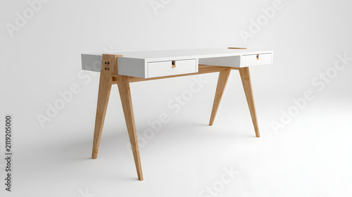 White Wooden Desk