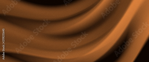 Foto Lustrous Elegance Brown Orange Silk Satin Background, Velvety Waves Chocolate Gradient Satin Texture, Abstract Background,vector Eps10