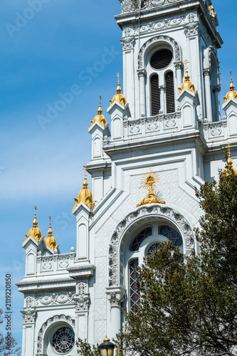 facade of an bulgarian church.