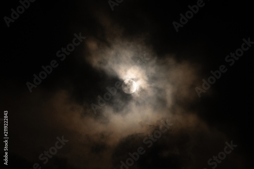 Canvas Print The July Full Moon is known as the ''Buck Moon'' in Native American tradition, coinciding with Guru Purnima