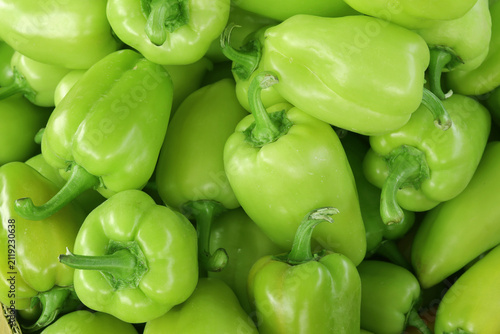 green and yellow peppers