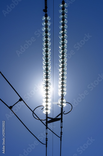 High voltage air power line
