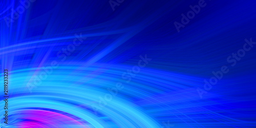 Photography Abstract blue light streaks form a mesmerizing pattern, creating a vibrant background