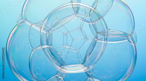 Abstract geometric globe with network lines and dots