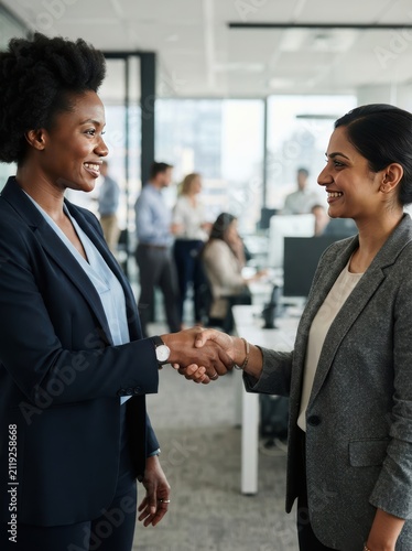 Handshake symbolizes cooperation