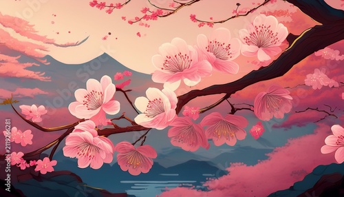 Sakura Flowers Japanese Cherry Blossoms