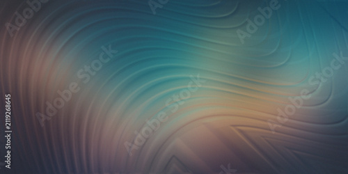 Quadro su tela Abstract waves background with soft undulating lines and smooth gradient dark texture
