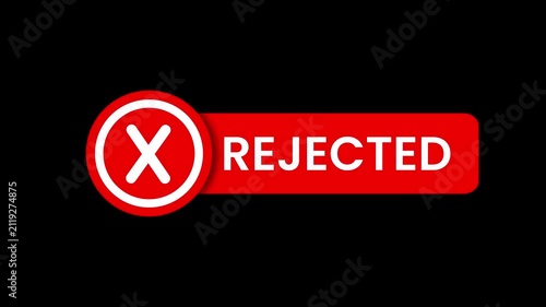 Rejection Icons animation