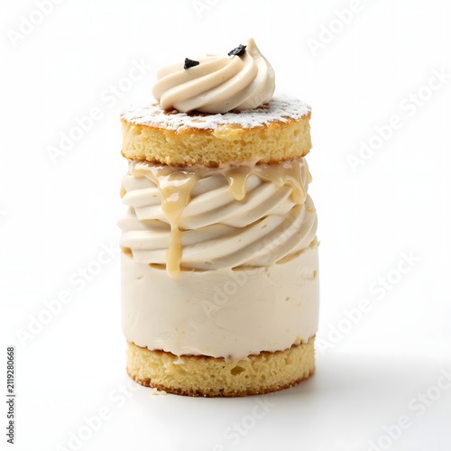 piece of cake on a plate