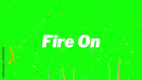 Colorful fireworks exploding with sparks over green screen background with bursting sparks against video colorful celebration pyrotechnic chromakey explosion festival