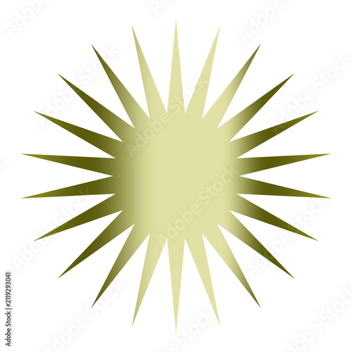 vector sun icon