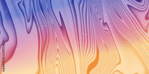 Foto Fluid abstract art of colorful soft pastel gradients creating harmonious and elegant visual experience