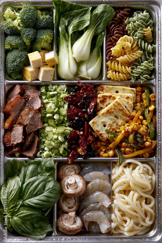 Prepped Ingredients for a Gourmet Stir-Fry