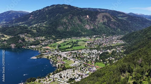 Doebriach on Lake Millstaetter See in Carinthia, Austria