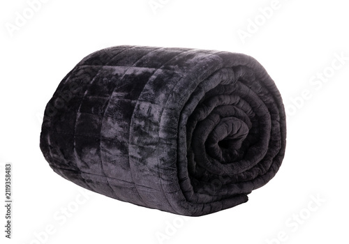 Super Heavy Weighted Blanket Folded on White Background