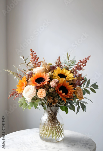 Autumnal floral arrangement...