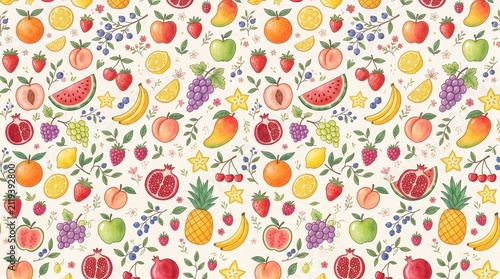 seamless pattern with easter eggs