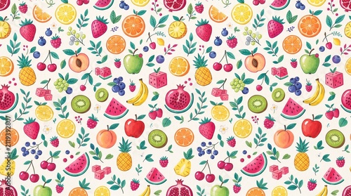 seamless pattern with easter eggs