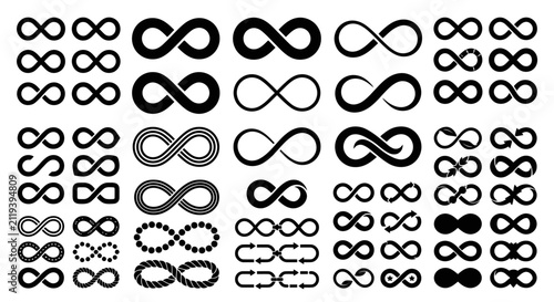 Foto Collection of Infinity Symbols and Loop Designs, Various Styles - Endless Possib