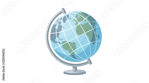 Принти на полотні Globe Earth Map World Atlas Model.