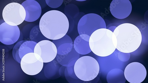 Blue Purple Bokeh Background Abstract Light Circles