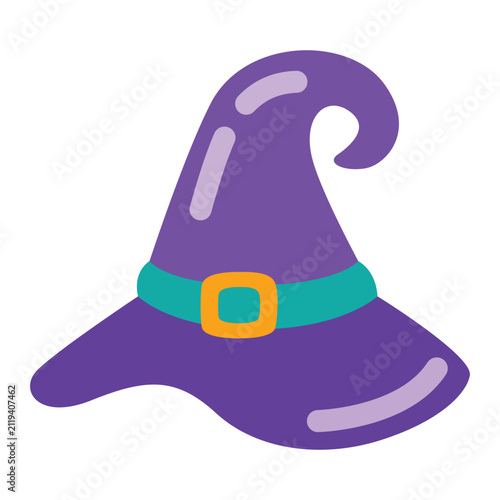 Witch Hat Halloween icon design