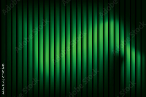 Elegant vertical striped design showcasing a captivating dark to bright green color gradient creating a sophisticated visual