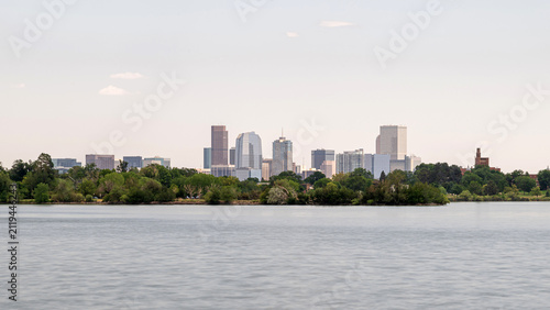 Denver Skyline Over Sloan's Lake
