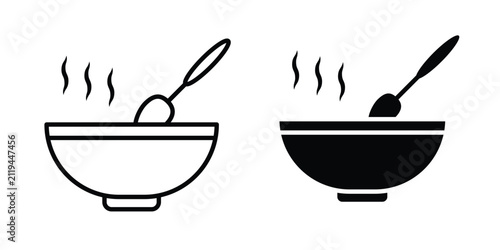 Fotografie Stew icon minimal logo collection