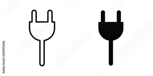 Quadro su tela Plug icon for creative projects