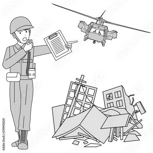 Fotografie 自衛隊の災害派遣