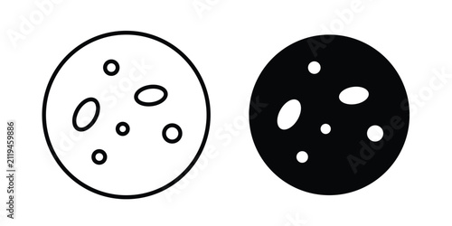 Canvastavla Probiotics icon black symbol pack