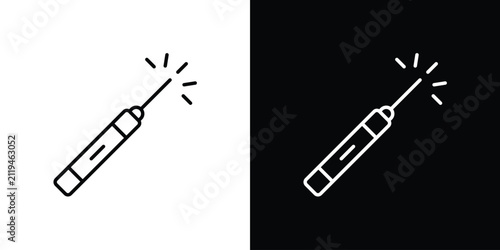 Pointer laser icon vector graphic kit