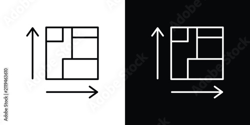 House plan icon vector graphic kit