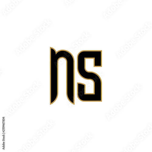 Bold Minimalist Monogram Logo Design Black And Gold Elegant