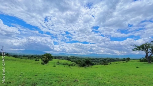Timelapse of scenic tropical landscape in East Nusa Tenggara, Indonesia
