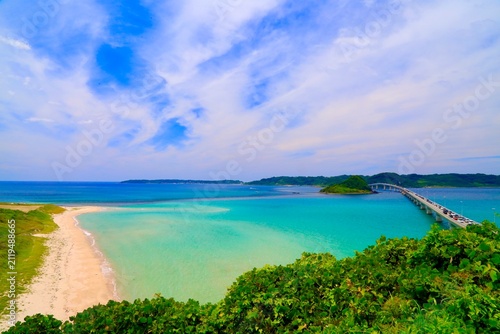 角島大橋、山口県下関市