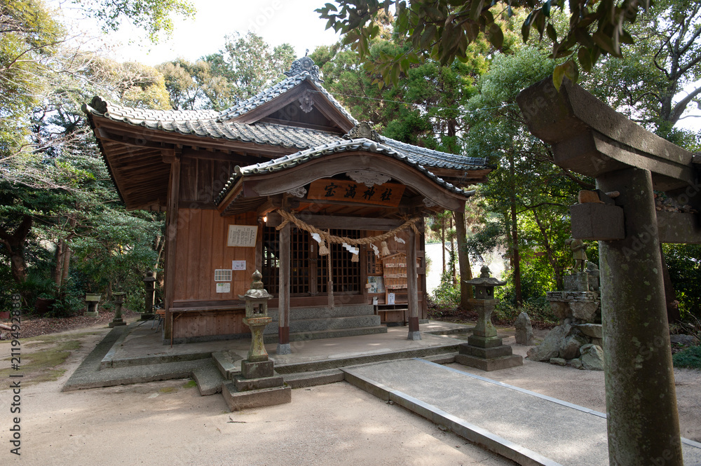 Fototapeta premium 佐賀県唐津市宝満神社
