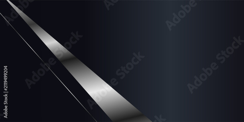 Modern futuristic dark blue and silver background